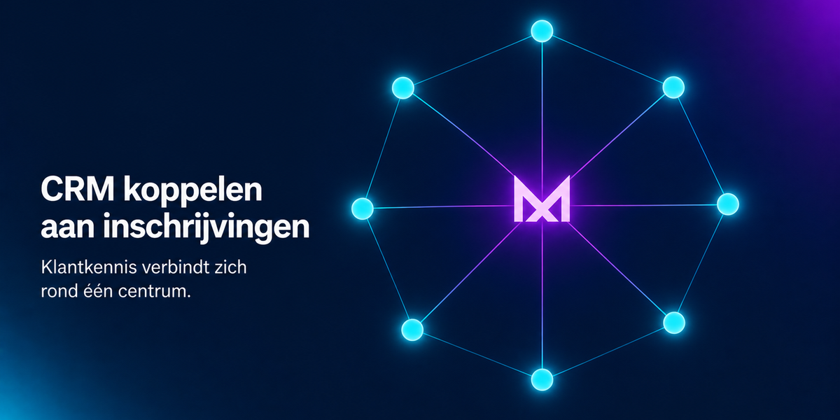 CRM koppelen aan inschrijvingen