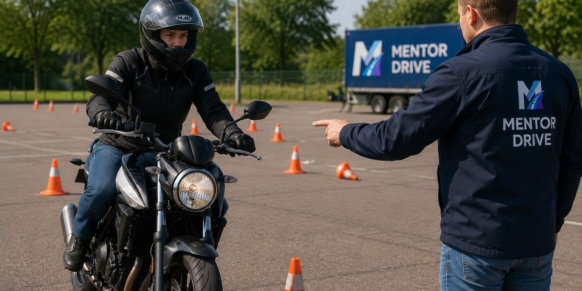 Motorrijlessen in Mentor: categorieën, toegangseisen en groepslessen