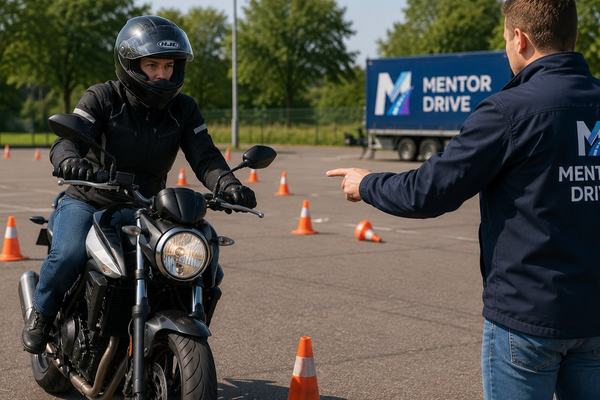 Motorrijlessen in Mentor: categorieën, toegangseisen en groepslessen